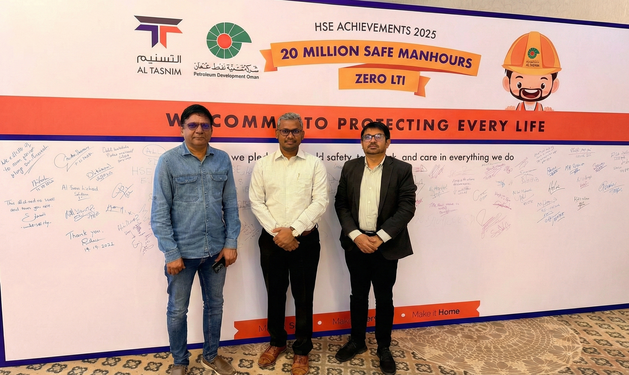 A Shared Vision for Safety: Celebrating 20 Million Safe Man-Hours with Al Tasnim Enterprises